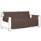 Cover Bonanza Indoor Sofa Slipcover, Dark Brown/Tan, 68"Wx21"Dx25"H 51-006-016601-EC - alternate 1